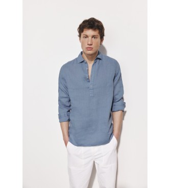 ECOALF Chemise bleue Polino