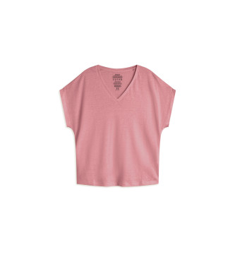 ECOALF Koszulka Arendal różowa