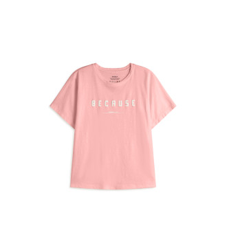 ECOALF T-shirt Kemi cor-de-rosa