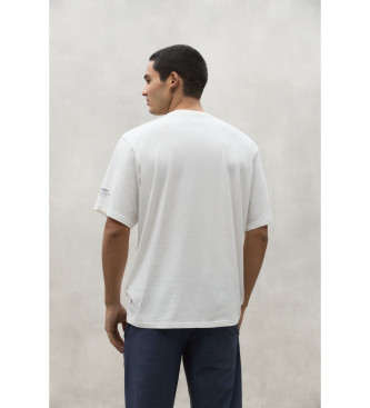 ECOALF T-shirt Dchets blanc