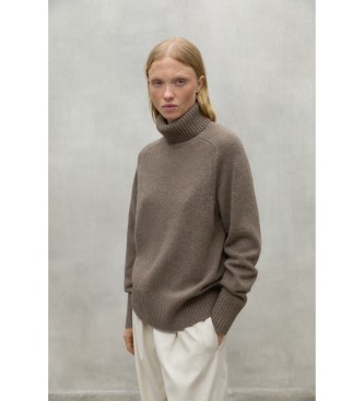 ECOALF Khaki brązowy sweter