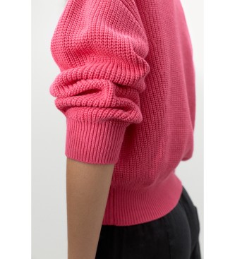ECOALF Knitted pullover Cedaralf fuchsia