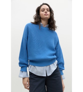 ECOALF Blue Cedaralf knitted pullover