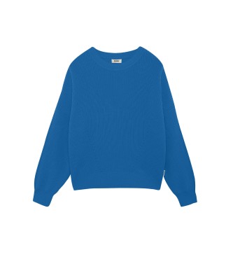 ECOALF Modri pleteni pulover Cedaralf