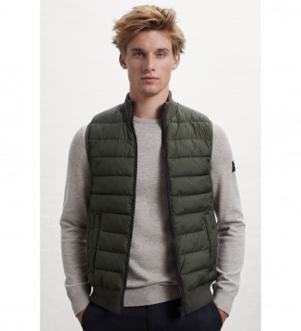 ECOALF Gilet con rifiniture verdi