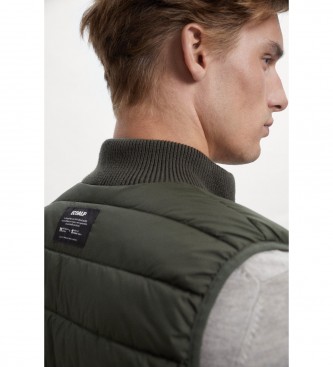 ECOALF Gilet con rifiniture verdi