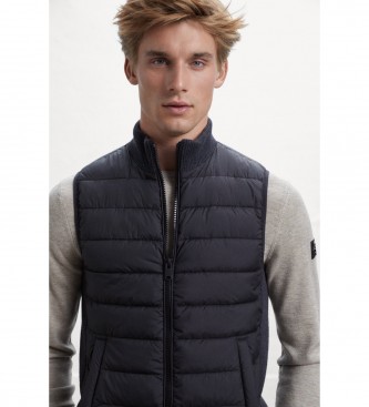 ECOALF Gilet con finiture grigie