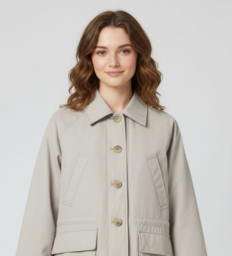 ECOALF Veste Bornas beige