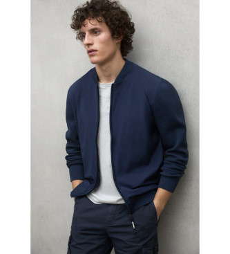 ECOALF Knitted jacket Kobus blue