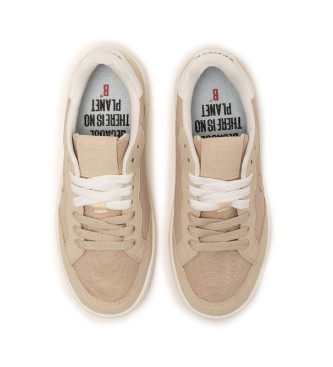 ECOALF Deia beige trainers