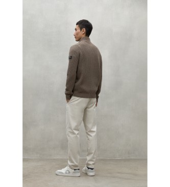 ECOALF Drago brown jumper