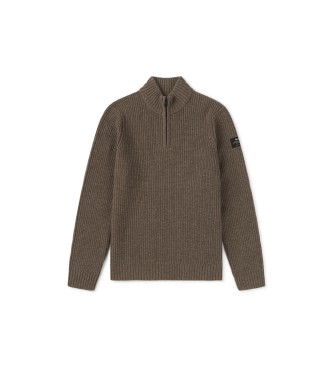 ECOALF Drago brown jumper