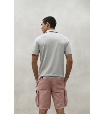 ECOALF Enzo grijs poloshirt