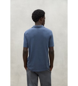 ECOALF Enzo blue polo shirt