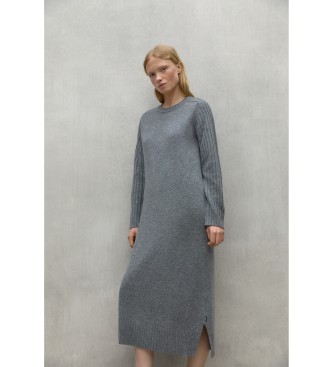 ECOALF Eukalyptusgraues Kleid