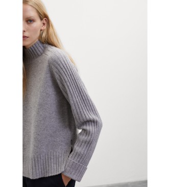 ECOALF Sweter eukaliptusowy szary