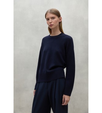 ECOALF Sweter Navy Eucalyptus