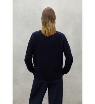 ECOALF Navy Eucalyptus-sweater