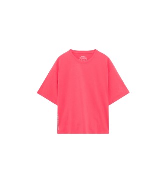 ECOALF T-shirt en fibre rose