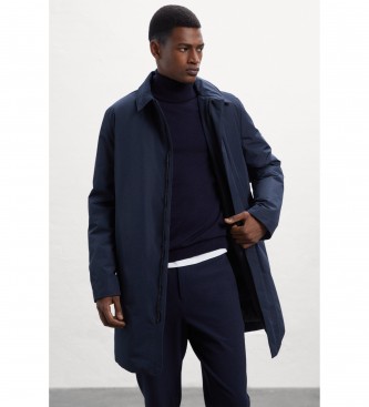 ECOALF Abadia Trenchcoat navy