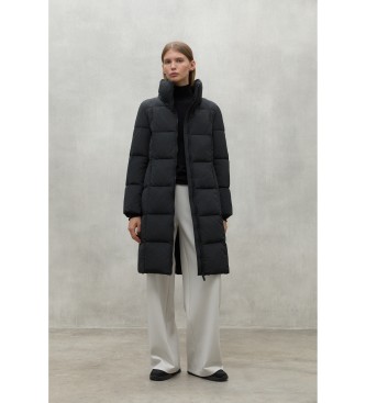 ECOALF Galana Black Coat