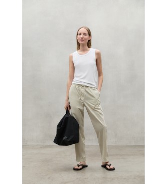 ECOALF Ganges beige trousers