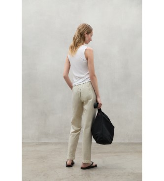 ECOALF Ganges beige trousers