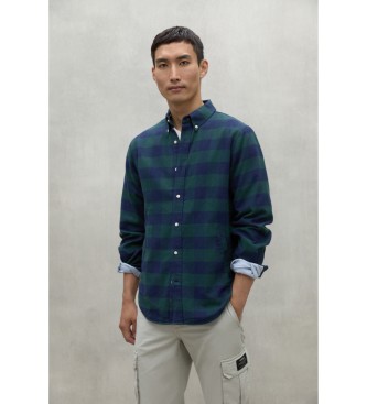 ECOALF Gaston shirt green, navy