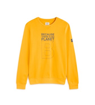 ECOALF Sweatshirt Stor gul