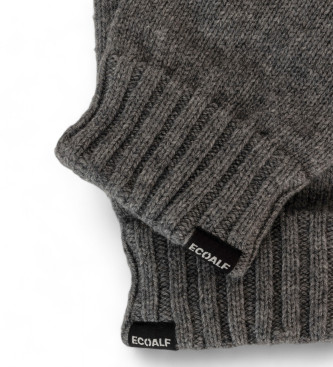 ECOALF Wool gloves grey