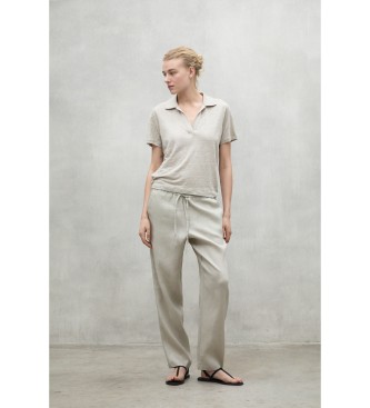 ECOALF Indi beige trousers