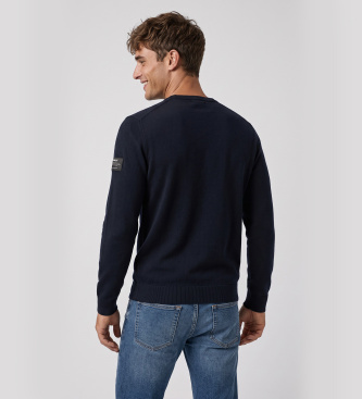 ECOALF Sweter Bayona granatowy