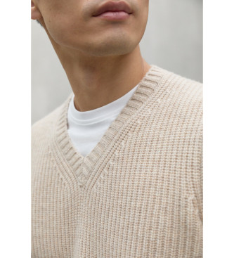 ECOALF Beige Buchsbaum-Pullover