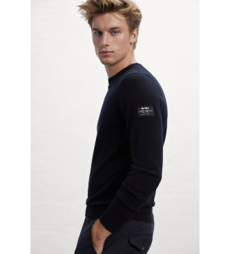 ECOALF Bayona stickad pullover svart