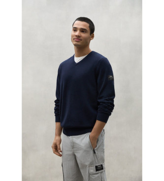 ECOALF Ferro marineblauer Pullover