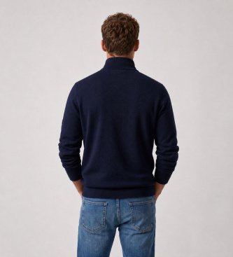 ECOALF Jersey Larch azul marino