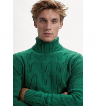 ECOALF Maglione verde New Brun