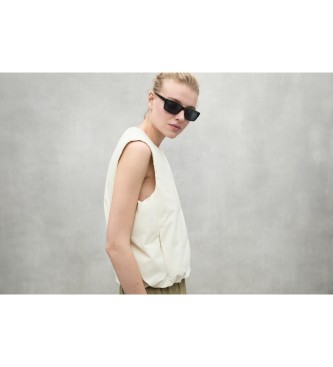 ECOALF Vest Karin wit ecru  