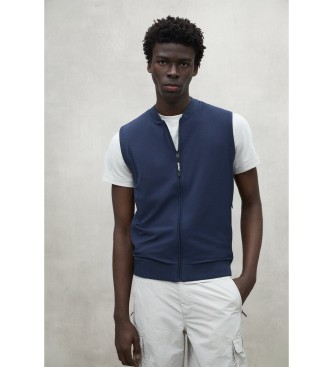 ECOALF Gilet blu navy Kobus
