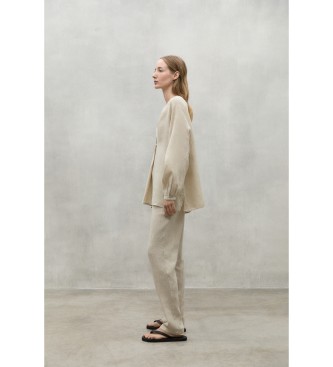 ECOALF Laia beige shirt