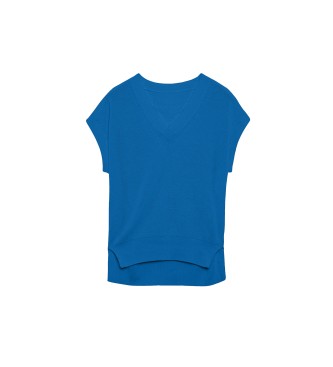 ECOALF Gilet en tricot Lilacalf bleu