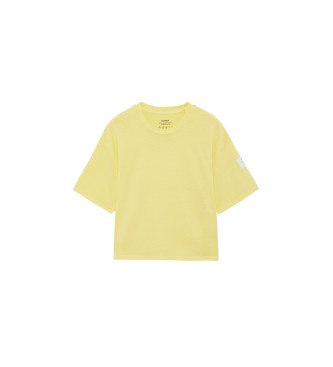 ECOALF T-shirt Livingalf żółty