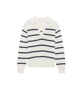ECOALF Knitted pullover Madlealf blue, white, navy