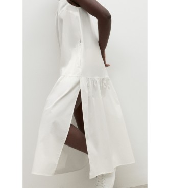 ECOALF Malaquitaalf kjole hvid
