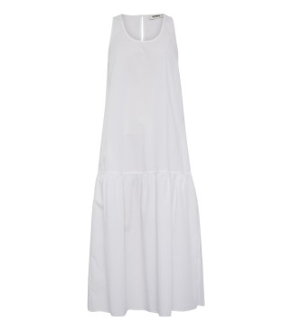ECOALF Malachitowa sukienka w kolorze białym
