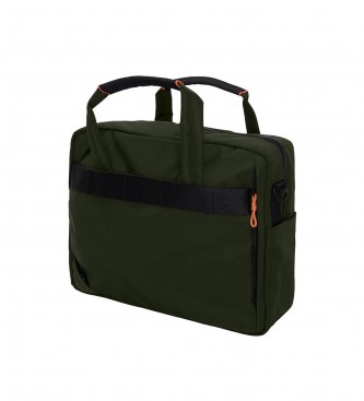 ECOALF Wakai green briefcase