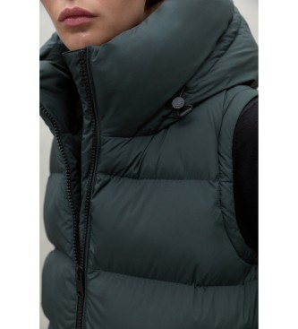 ECOALF Gilet Manlie verde scuro