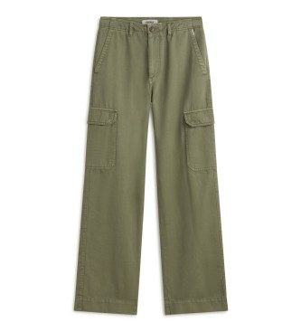 ECOALF Zielone spodnie Mary 