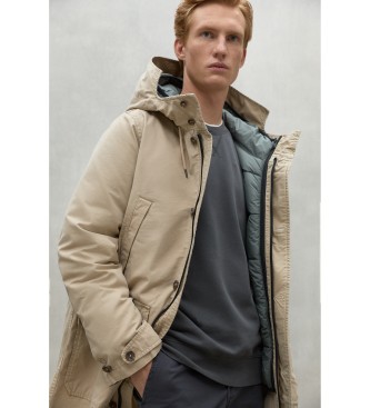 ECOALF Merapi beige coat