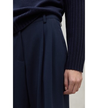 ECOALF Navy Honey Trousers